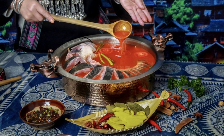 吳篤琴制作的酸湯魚。貴州省農(nóng)業(yè)農(nóng)村廳