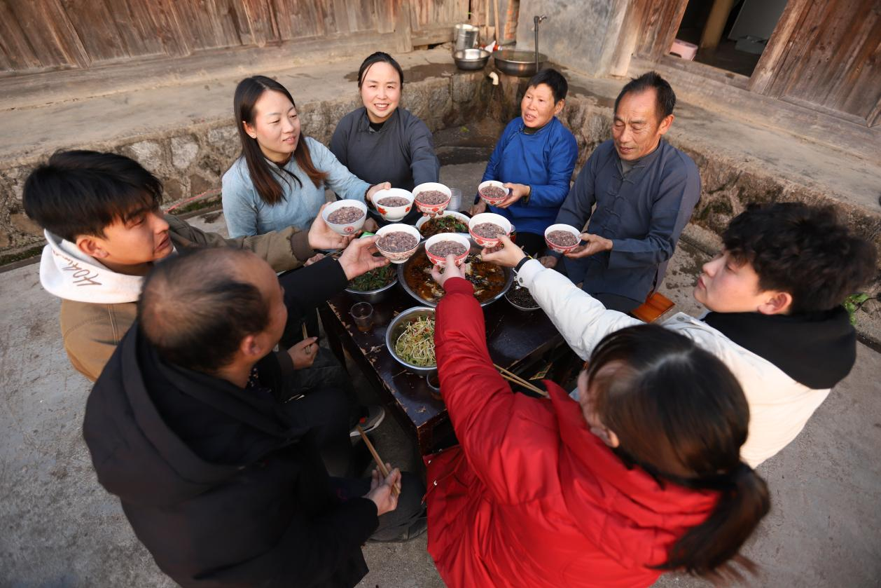 印江土家香甜臘八粥 臘祭祈福迎新年。
