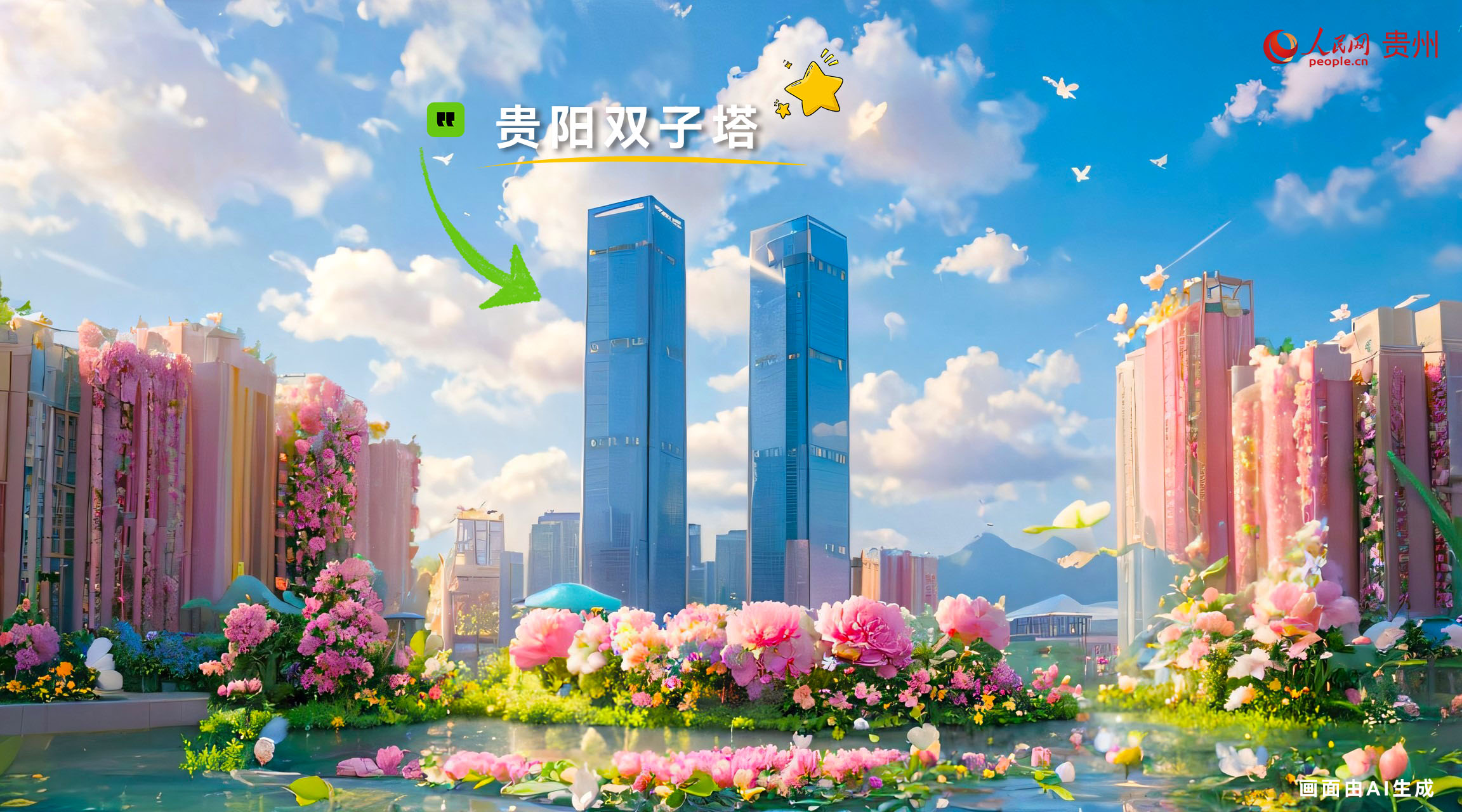 貴陽(yáng)雙子塔。