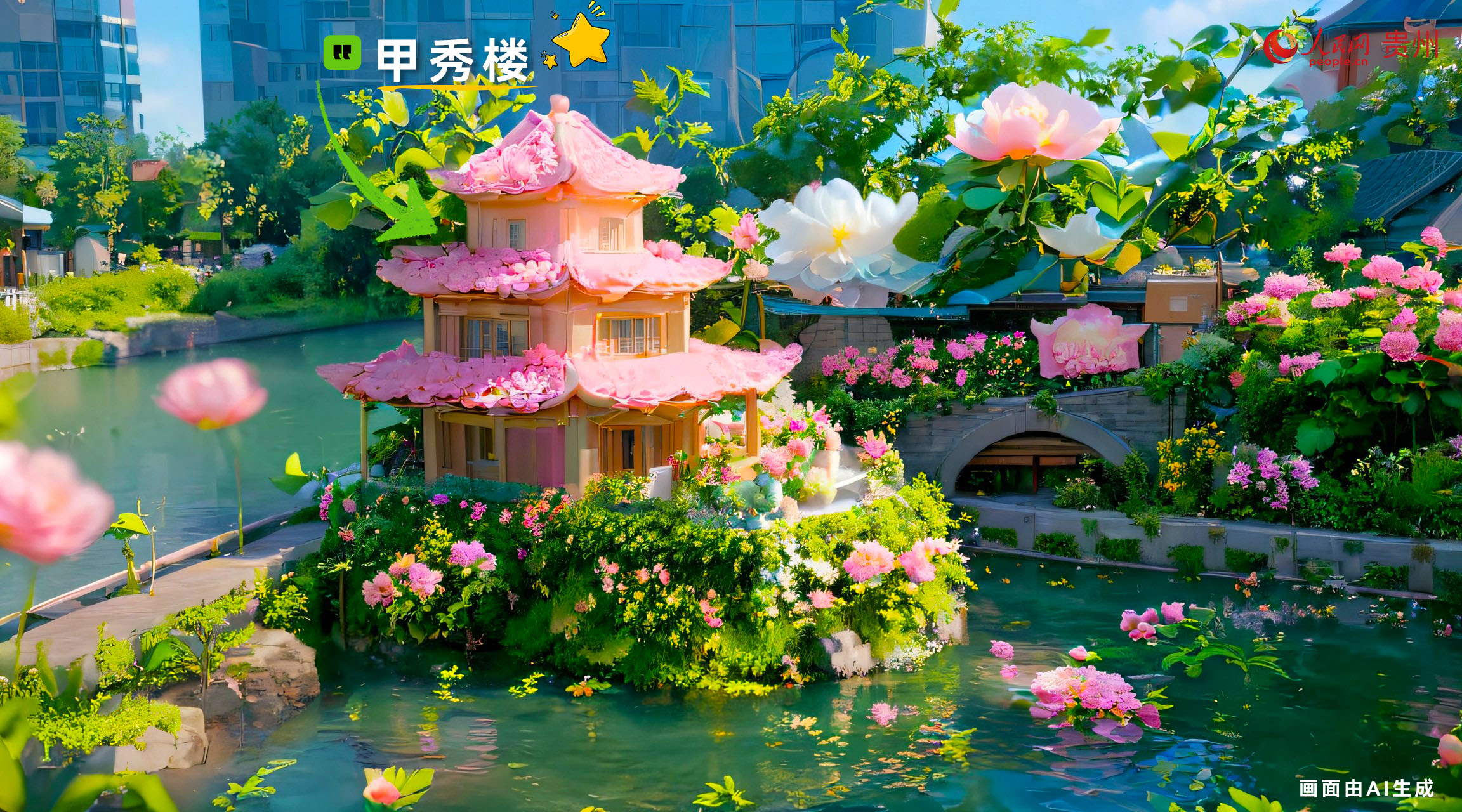 甲秀樓。