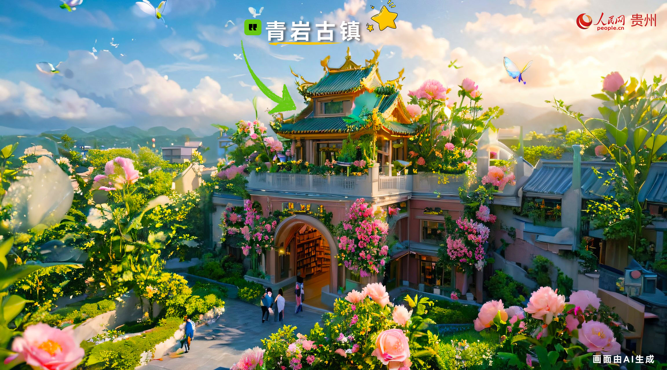 青巖古鎮(zhèn)。