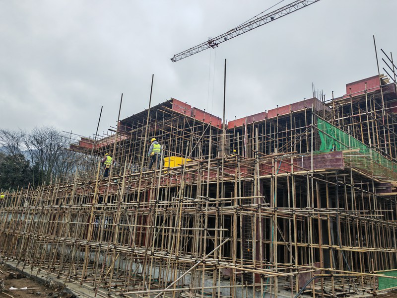 金沙·長安里商業(yè)綜合體項(xiàng)目建設(shè)現(xiàn)場(chǎng)。