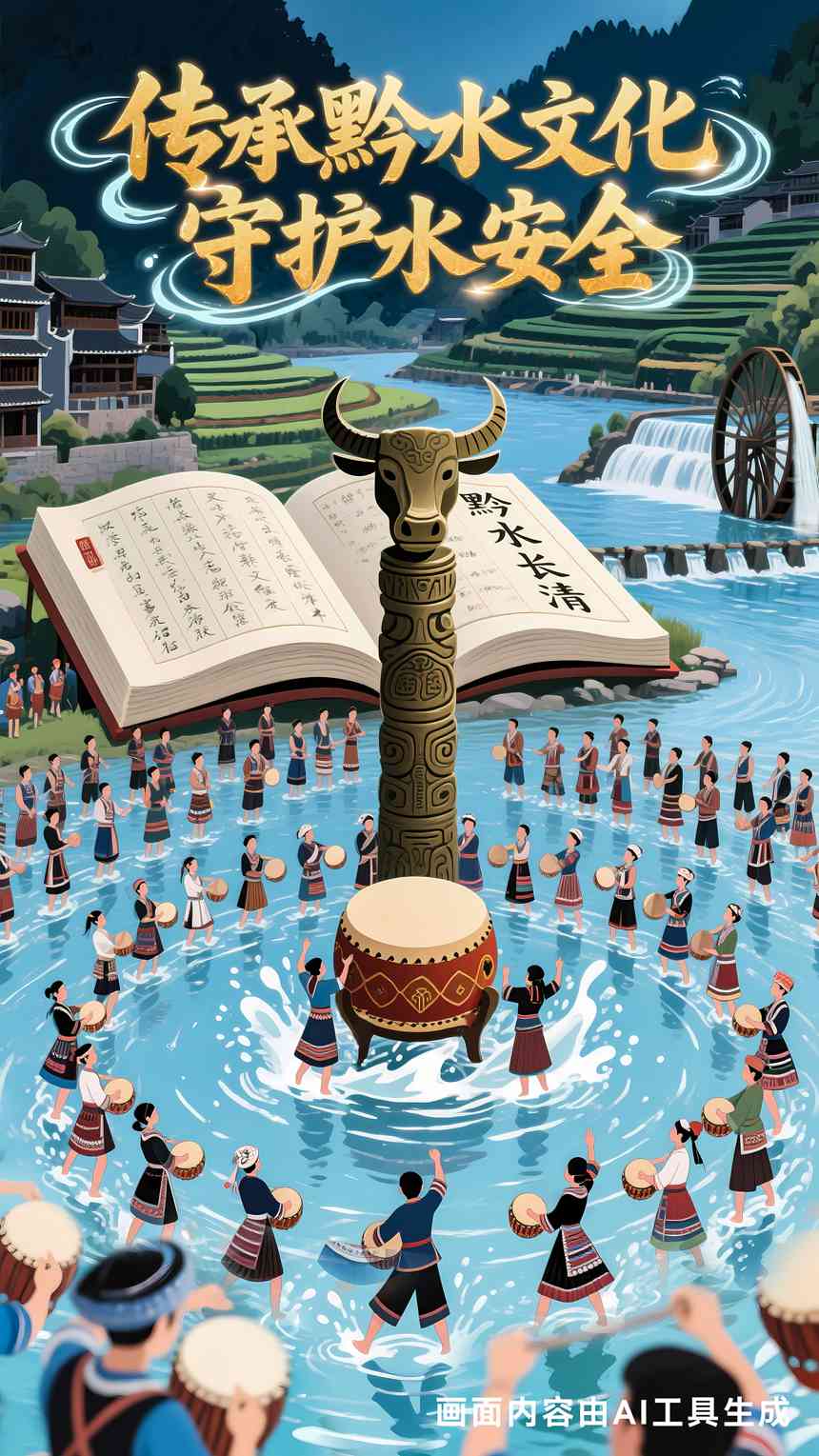 三等獎作品：《黔水長清__黔韻傳承》  創(chuàng)作設(shè)計：徐建豐.